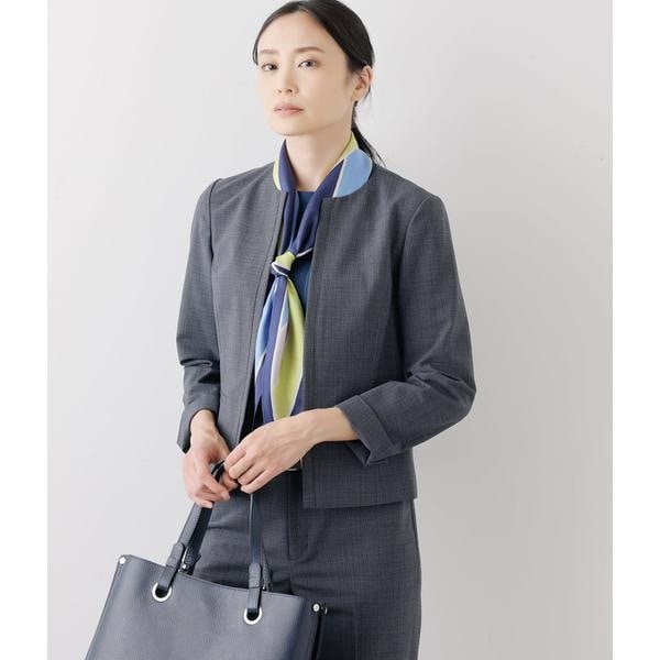 美品 TRUSSARDI 千鳥格子シルク綺麗スーツ エレガンス うれしかっ フォーマル