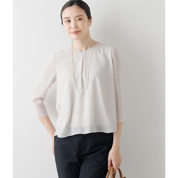 New Yorker 八分丈 カジュアル パンツ 白