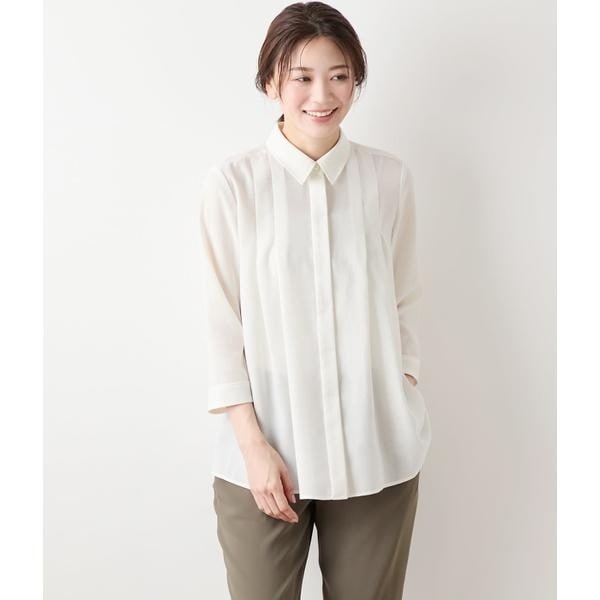 NEWYORKER - NEWYORKER ニューヨーカー　ブラウス　シャツ　ホワイト　11 NEWYORKER コットンシャツ ホワイト 11 カジュアル | Shop at