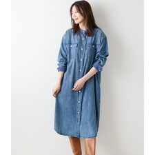 EDWIN 6.5オンス デニムシャツワンピース