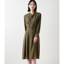 ビットプリント ボウタイワンピース