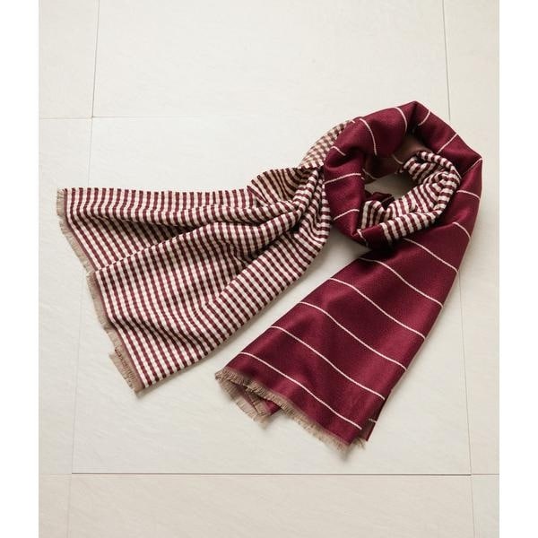 ニューヨーカー（NEWYORKER）/チェックボーダーストール チェックボーダーストール | ニューヨーカー(NEWYORKER) | マルイ