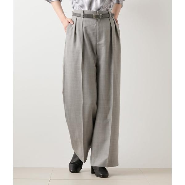 ウォッシャブル】ライトコール ワイドパンツ | ニューヨーカー