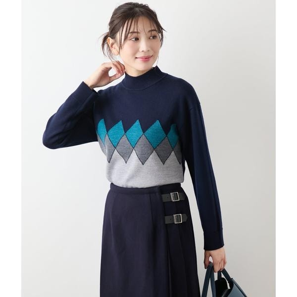 ウールナイロン ローゲージニットトッパー | ニューヨーカー(NEWYORKER