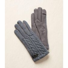 バックル付きニットグローブ