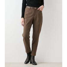 【ウォッシャブル】裏起毛 あったかテーパードパンツ