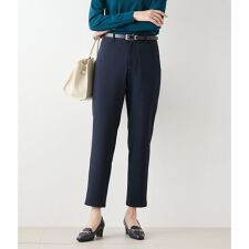 【ウォッシャブル】裏起毛 あったかテーパードパンツ