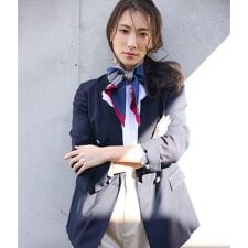 【ウォッシャブル】ウールオックス ダブルブレストブレザー