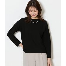 【手洗い可能】TCホールガーメント(R)  ボートネックニットプルオーバー