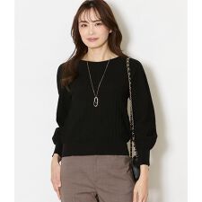 TCホールガーメント(R)  求心ストライプニットプルオーバー