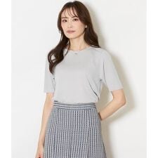 ヴィスコースポリエステル 5分袖プルオーバー