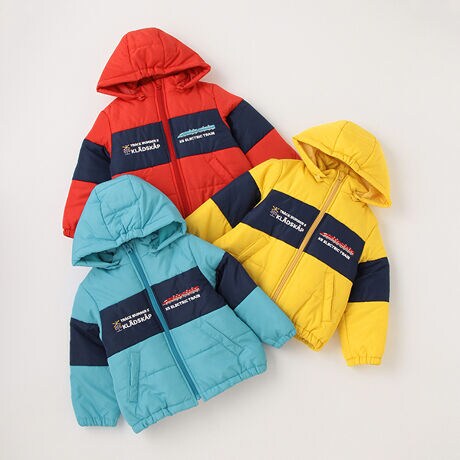 電車ライナーボアベスト中わたブルゾン | クレードスコープ(kladskap  