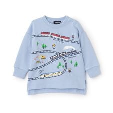 クレードスコープ(kladskap)の【人気商品再入荷】【直営店で取り扱い無し】電車プリントトレーナー
