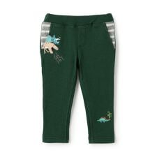 恐竜接結ロング丈ストレートパンツ