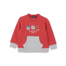 クレードスコープ(kladskap)の正面電車配色トレーナー