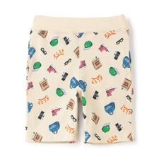 総柄5分丈パンツ