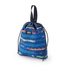 総柄シューズバッグ