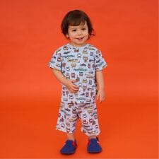 総柄半袖ルームウェア