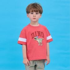 キャップザウルス袖メッシュ半袖Tシャツ