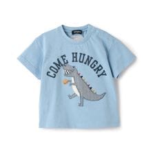 【人気商品再入荷】【直営店で取り扱い無し】恐竜アップリケ半袖Tシャツ