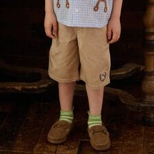 オオカミワンポイント5分丈パンツ