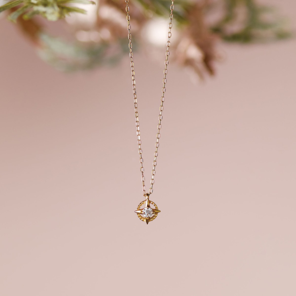 みくろアクセサリー☆美品☆  ヴァンドーム青山　K18 ネックレス　ダイヤモンド　0.12ct