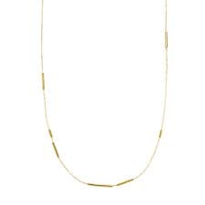 シルバー925 ゴールドカラー チェーンネックレス