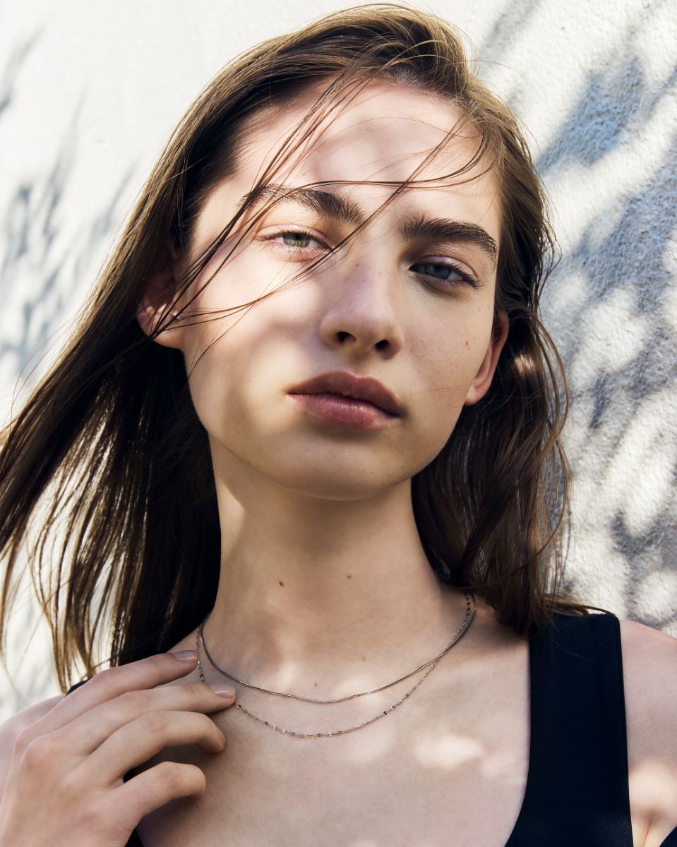 ヴァンドーム青山　Louver ネックレス Vendome Aoyama【ヴァンドーム青山】K10 バータイプ ネックレス