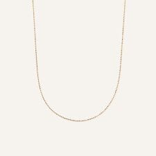 K10YG ゴールド チェーンネックレス・40cm