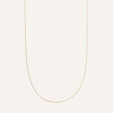 K10YG ゴールド チェーンネックレス・80cm