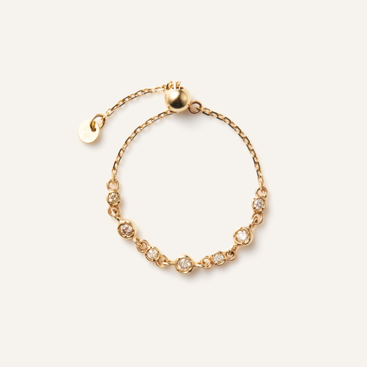 ヴァンドーム青山　K10リング　リボン　ダイヤ　5号 AJAR0165__DI_999_0_20240516100