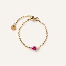 K10YG ルビー チェーンリング