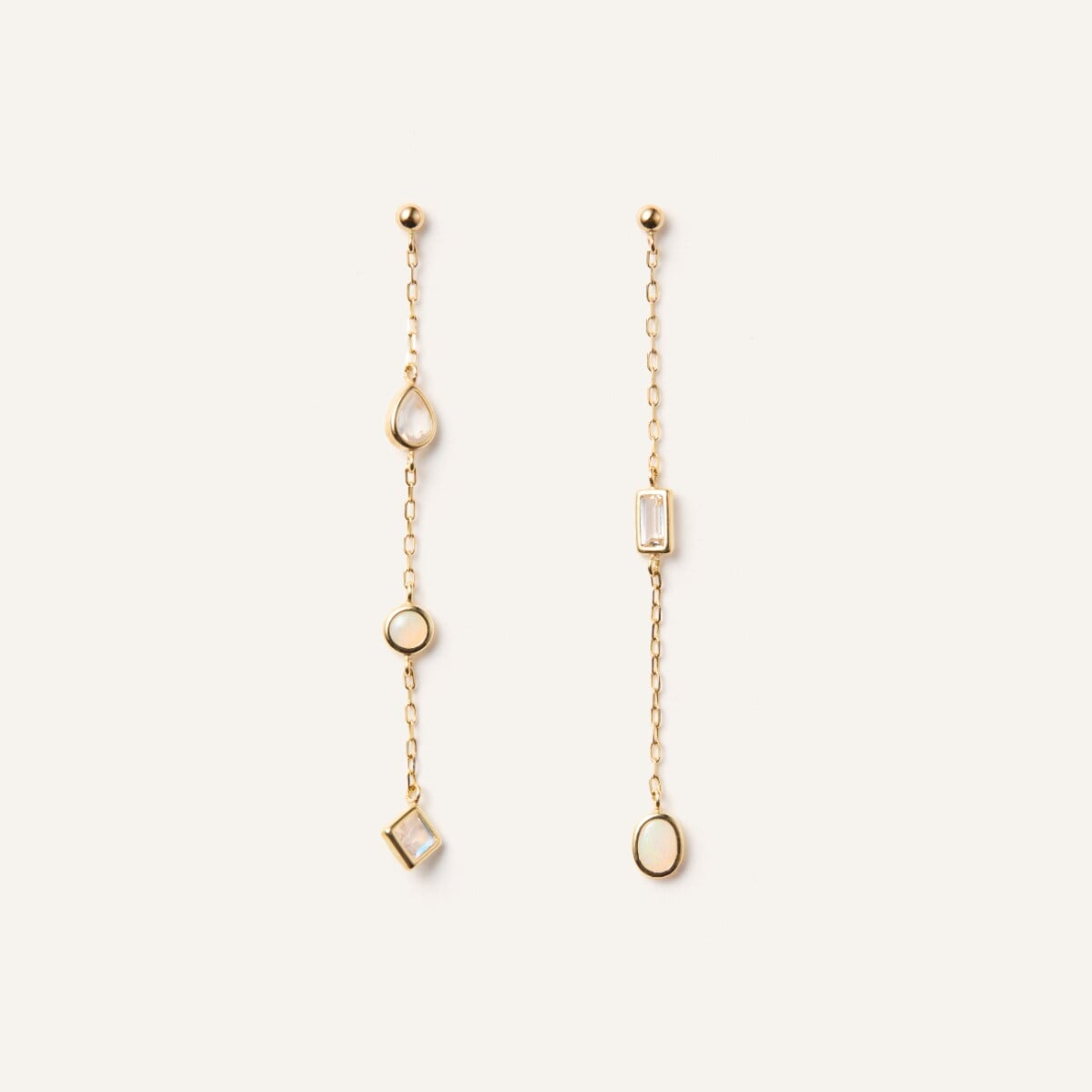 【タイムセール】K10YG カイヤナイト ロングピアス va ヴァンドーム青山 GJVA0224__VA カイヤナイト ロングピアス｜ピアス｜クリスマス