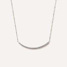 シルバー925 キュービックジルコニア ネックレス