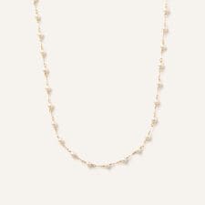 K10YG 淡水パール ネックレス