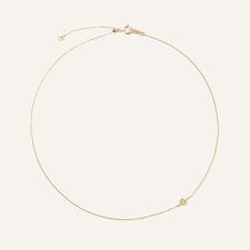 ヴイエー ヴァンドーム青山(va vendome aoyama)のK10YG ビューティマーク ハート ゴールド ネックレス