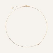 K10YG ビューティマーク ダイヤモンド ゴールド ネックレス