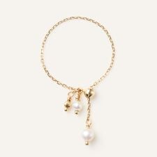 K10YG パール チェーンリング