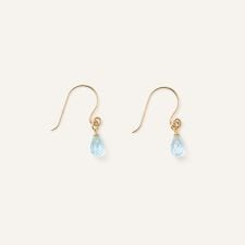 K10YG ブルートパーズ ピアス