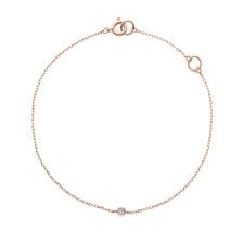 K18PG ダイヤモンド ブレスレット