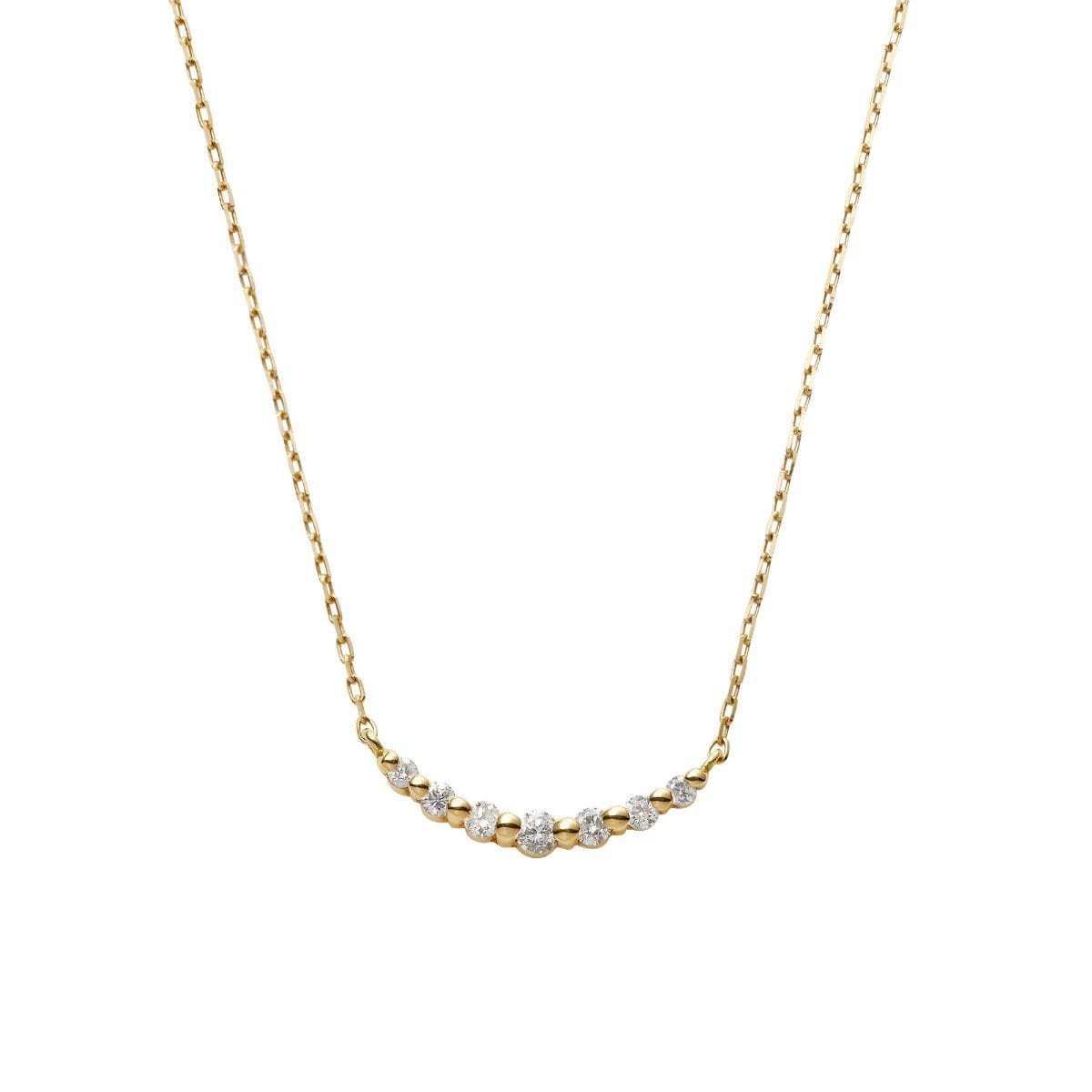 K18PG ダイヤモンド フラワーネックレス | ヴイエー ヴァンドーム青山