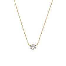 K18YG VI(ヴイアイ) ダイヤモンド ネックレス