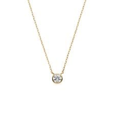 K18YG ダイヤモンド ネックレス