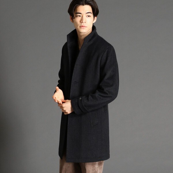 先染めヘリンボンウールコート | ハイダウェイ(HIDEAWAYS) | マルイ