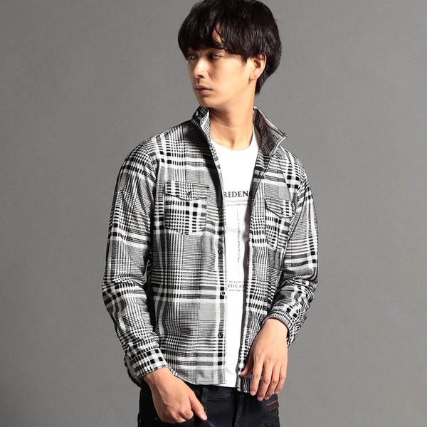 フロッキープリントシャツ | ハイダウェイ(HIDEAWAYS) | マルイウェブ