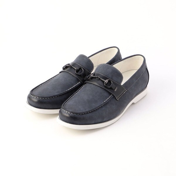 Salvatore Feragamo ネイビーデッキシューズ（Ferrante 6 1/2 (25 5cm 