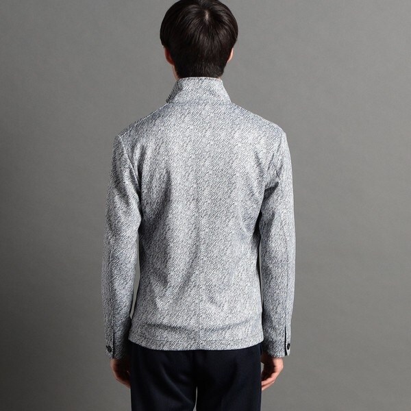 地柄プリントスタンドカラージャケット | ハイダウェイ(HIDEAWAYS