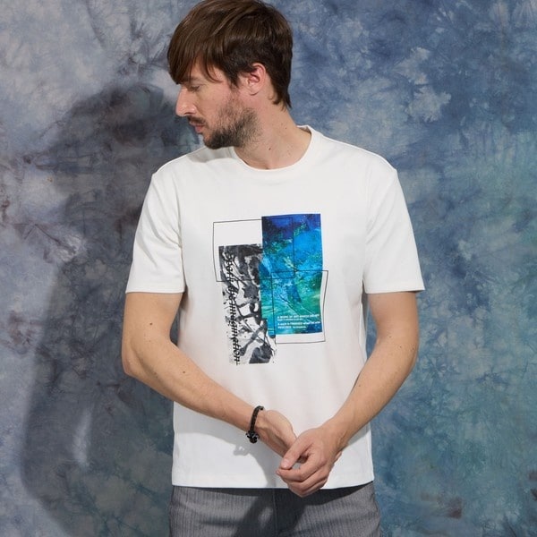アラカルトグラフィックプリント半袖Tシャツ アラカルトグラフィックプリント半袖Tシャツ | ハイダウェイ