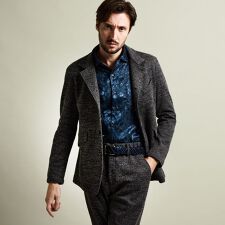 ハイダウェイ(HIDEAWAYS)のラッセルジャカードボンディングジャケット