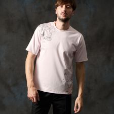 スプラッタープリント半袖Ｔシャツ